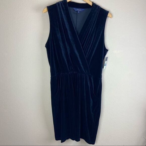 RACHEL Rachel Roy V-Neck velvet Dress - Picture 2 of 7